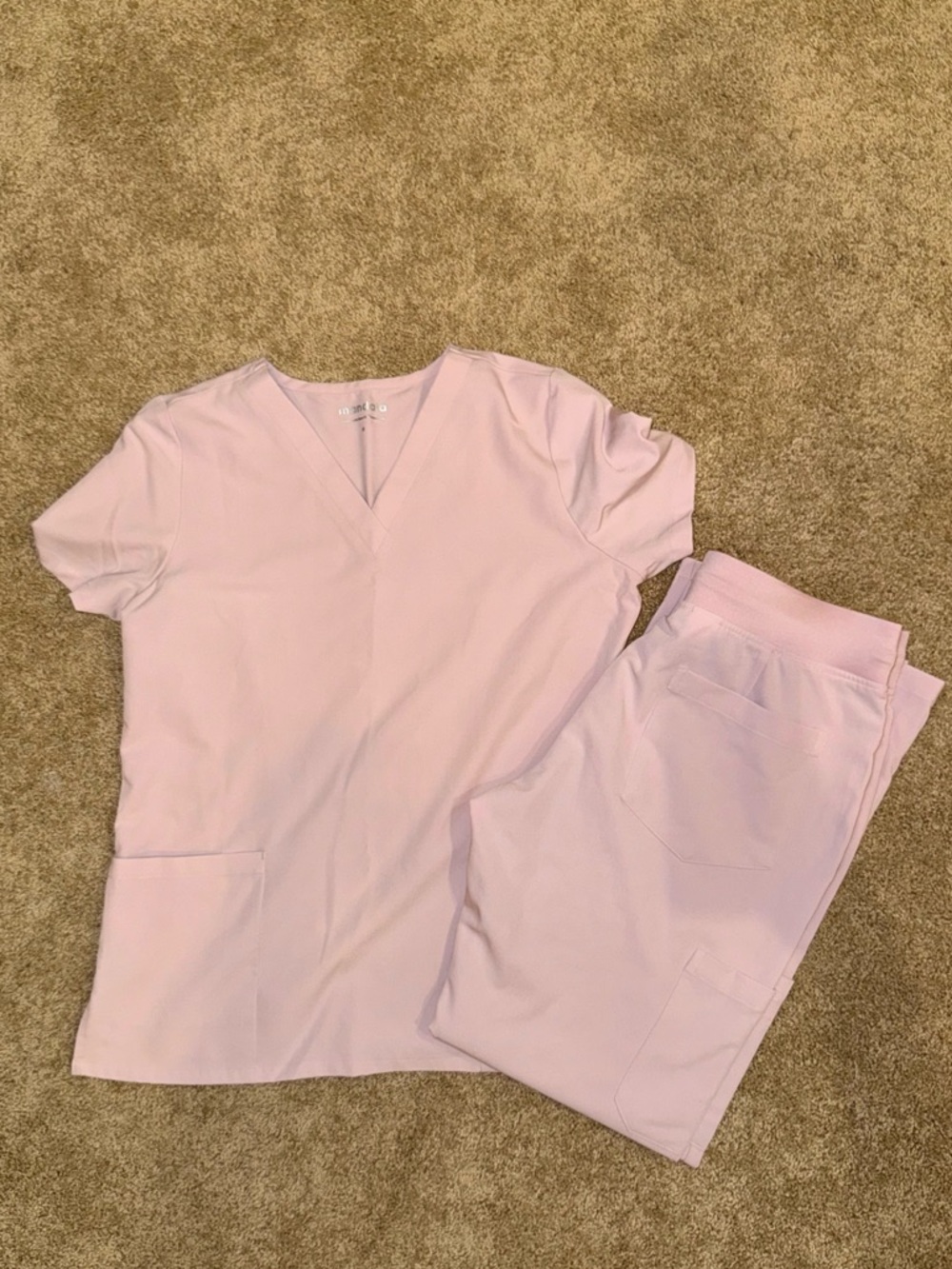 Mandala Light Pink Set: Top: S, Pants: PS